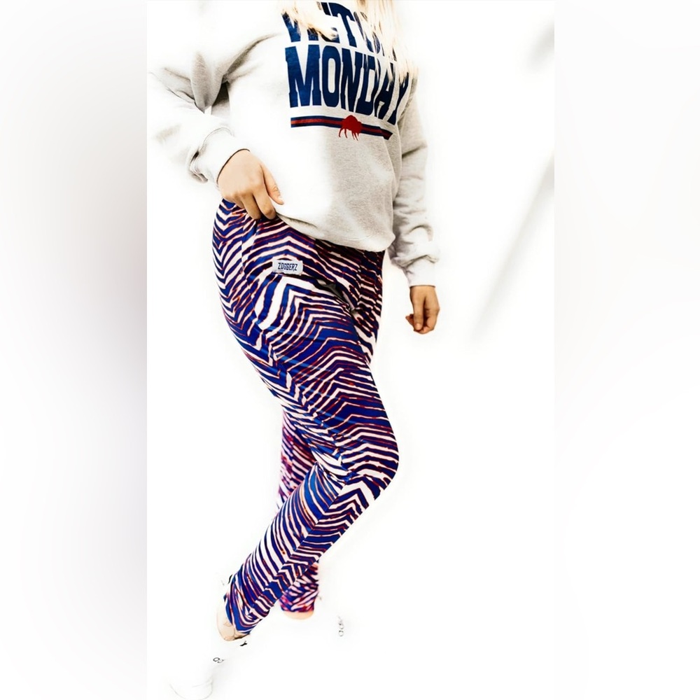 Buffalo Bills Zoggerz Zebra Stripe Joggers - Size M